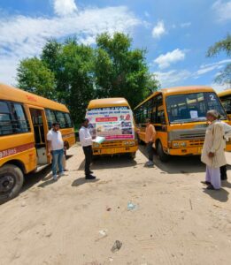 आरटीओ ने स्कूली वाहनों के खिलाफ चलाया विशेष चेकिंग अभियान,