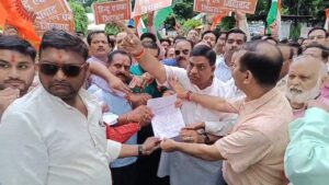 दारोगा से भिड़े कैंट विधायक संजीव अग्रवाल