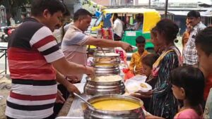 भगवान श्री कृष्ण छठी पर भव्य भंडारे का आयोजन