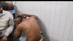 वर्तमान प्रधान के भतीजे ने तमंचा लगा कर युवक के साथ की मारपीट।