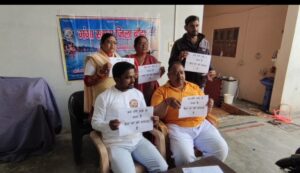 अवैध खनन के विरोध में गंगा समग्र (कानपुर प्रांत) बांदा ने किया प्रेस कॉन्फ्रेंस।