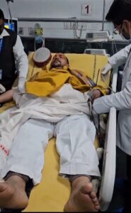 भाजपा सांसद को राहुल गांधी के धक्का देकर घायल करने के विरोध में उतरे भाजपा नेता