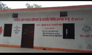 अराजक तत्वों द्वारा गोशाला में रखे पेयार व चरी में बीती रात लगाई आग।