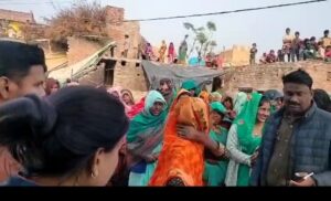 पुलिस पर लापरवाही का आरोप लगा परिजनों ने शव रख कर लगाया जाम काटा हंगामा