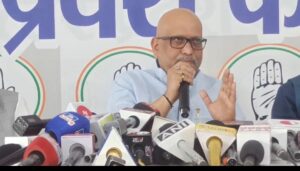 कांग्रेस प्रदेश अध्यक्ष अजय राय की प्रेस कॉन्फ्रेंस