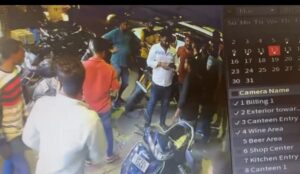 दबंग ने शराब की दूकान पर मचाया उत्पात 