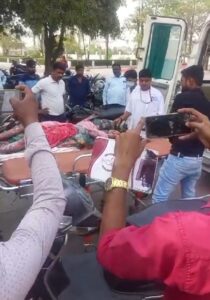 लखनऊ घर में खाना बनाते समय झुलसी युवती 