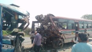 संभल में दर्दनाक सड़क हादसा।