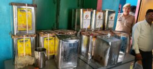 खाद्य बिभाग और पुलिस की संयुक्त कार्यवाही,