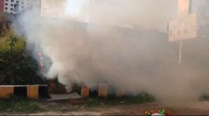 आईपीएल मैच से पहले मची अफरा-तफरी । 