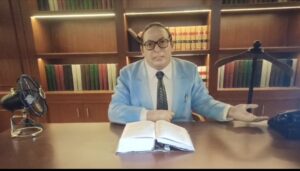 निर्माणाधीन अंबेडकर स्मारक का निरीक्षण