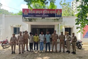 एसपी की फेक आईडी बनाने वाले सायबर ठग गिरफ्तार।