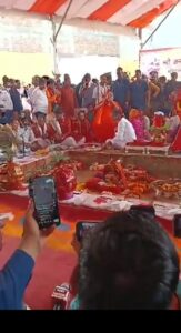 रामगंज पक्का तालाब स्थित हनुमान मंदिर के पास भगवान जगन्नाथ मंदिर का भूमि पूजन संपन्न हुआ.