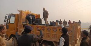 मृतक मजदूर के शव पीएम हाउस पहुंचने पर मचा कोहराम 