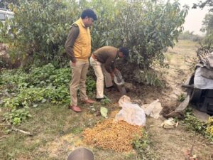 दबिश के दौरान 48 लीटर अवैध कच्ची शराब बरामद