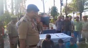 रामपुर मे शाहबाद पुलिस और एसओजी पुलिस को मिली बड़ी कामयाबी, सरकारी भवन में चोरी करने वाले चार शातिर चोरो को किया गया गिरफ्तार,