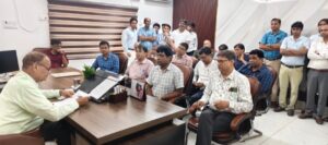 CMO यू.बी. सिंह के ख़िलाफ़ सरकारी डॉक्टरों का हल्ला बोल प्रदर्शन